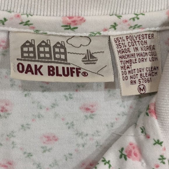 Vintage Rose Pattern Polo by Oak Bluff - Picture 6 of 6